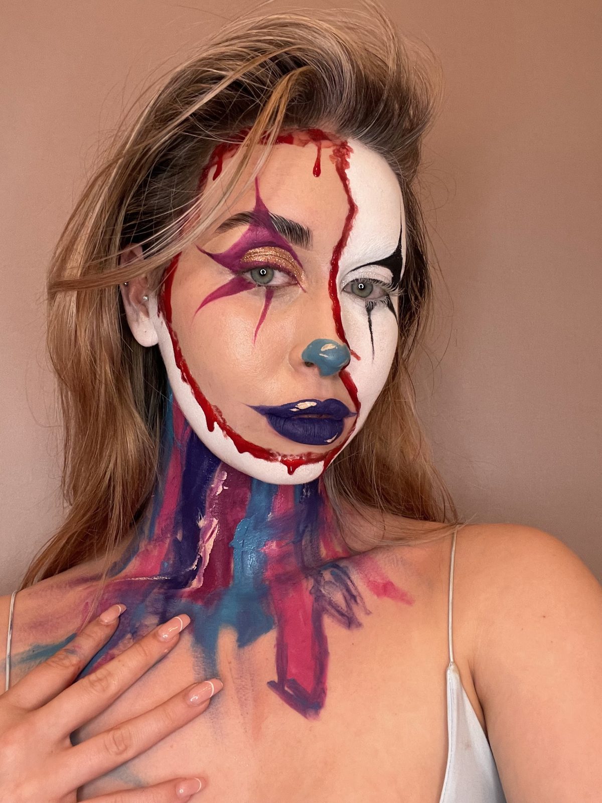Halloween face makeup